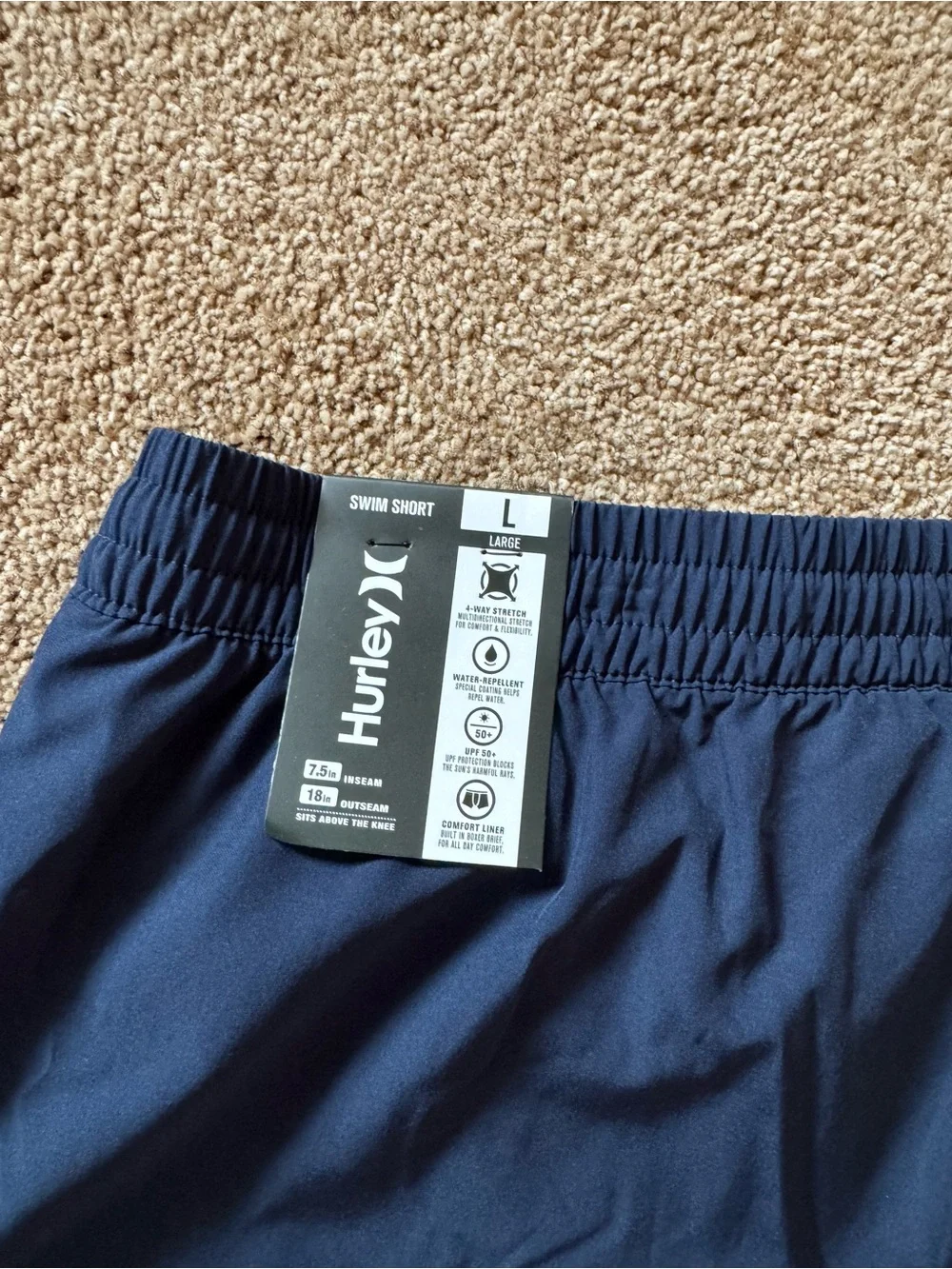 Hurley Navy Swim Trunks